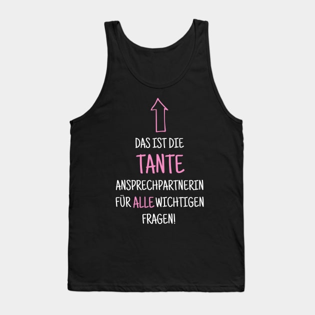 Aunt Godmother Gift Funny Saying Tank Top by Schwarzweiss
